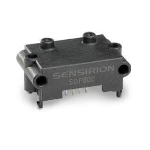 Sensirion Differential Pressure Sensor, +500Pa Operating Max, Manifold Mount, PCB Mount, 4-Pin, 1Bar Overload Max, SDP800-500Pa