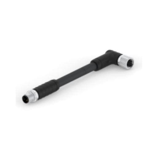 RPC-M12L-4MS-3.0-4FR-PVC 14AWG BK