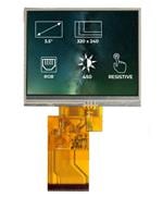 TFT Displays & Accessories 3.5", RGB,  no frame, RTP, air bond