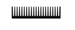 Heat Sinks Extrusion Cut to Length, 12", 10.25" Wide, Flatback Heat Sink 14236 xx5772