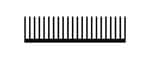 Heat Sinks Extrusion Cut to Length, 12", 10" Wide, Flatback Heat Sink 13953 sf1002