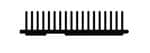 Heat Sinks Extrusion Cut to Length, 11.578" W, 36" L, Flatback Heat Sink xx10178