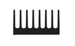 Heat Sinks Extrusion Cut to Length, 1.845" W, 12" L, Flatback Heat Sink xx7293 16387