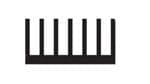 Heat Sinks Extrusion Cut to Length, 2.125" W, 36" L, Flatback Heat Sink 14249
