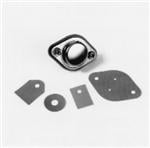 Thermal Interface Products DeltaPads Thermally Conductive Insulators for TO-220, 0.009", Grey, No Adhesive
