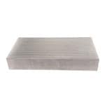 Heat Sinks Extrusion Cut to Length, 5.86" W, 12" L, Flatback Heat Sink 19343