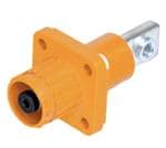 Battery Contacts WBC-S-8OR-M6, Male, Plus Connector, 250A, Screw Connection, max conduct cross section50mm, Orange
